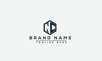 NC Logo Design Template Vector Graphic Branding Element.