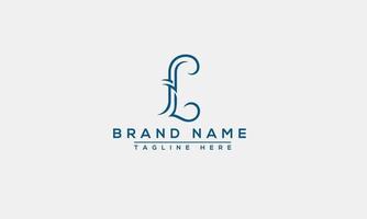 Logo design letter NL . Elegant modern. Vector template.