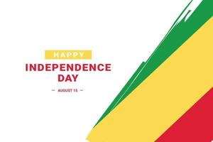 día de la independencia del congo vector