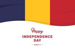 Chad Independence Day vector