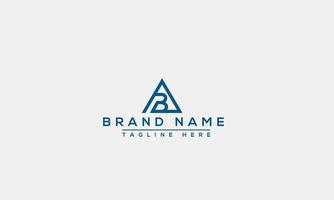 Logo design letter BA . Elegant modern. Vector template.