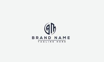 Logo design letter AM . Elegant modern. Vector template.