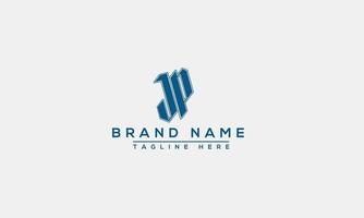 Logo design letter JP logo . Elegant modern. Vector template.