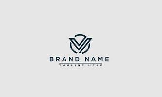 V Logo Design Template Vector Graphic Branding Element.