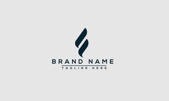 F Logo Design Template Vector Graphic Branding Element.