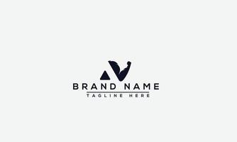 Logo design letter N . Elegant modern. Vector template.