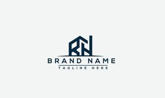 RH Logo Design Template Vector Graphic Branding Element.