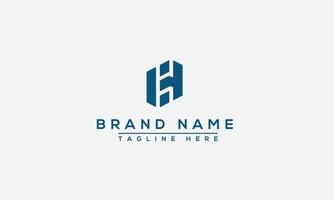 EH Logo Design Template Vector Graphic Branding Element.