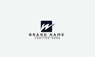 Logo design letter W . Elegant modern. Vector template.