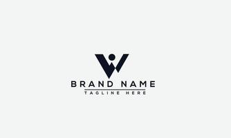 Logo design letter W . Elegant modern. Vector template.