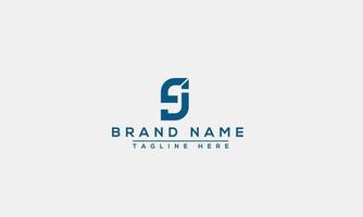 Logo design letter JS . Elegant modern. Vector template.