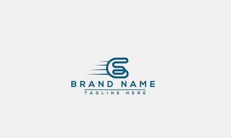 Logo design letter CS logo . Elegant modern. Vector template.