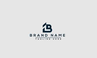 LB Logo Design Template Vector Graphic Branding Element.