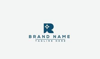 R Logo Design Template Vector Graphic Branding Element.