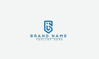 GI Logo Design Template Vector Graphic Branding Element.