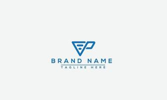 EP Logo Design Template Vector Graphic Branding Element.