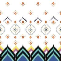 Abstract ethnic ikat seamless pattern,strip pattern,Figure tribal , folk embroidery,Thai,indian,oriental traditional,Aztec geometric art ornament design for fabric,carpet,textile,wallpaper,chinaware. photo