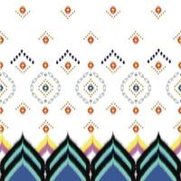 Abstract ethnic ikat seamless pattern,strip pattern,Figure tribal , folk embroidery,Thai,indian,oriental traditional,Aztec geometric art ornament design for fabric,carpet,textile,wallpaper,chinaware. photo