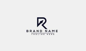 R Logo Design Template Vector Graphic Branding Element.