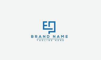 EP Logo Design Template Vector Graphic Branding Element.