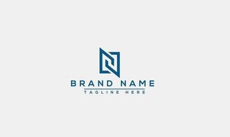 Logo design letter N . Elegant modern. Vector template.