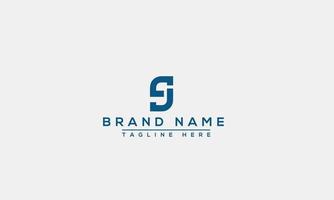 Logo design letter JS . Elegant modern. Vector template.