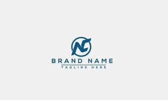 Logo design letter NC . Elegant modern. Vector template.