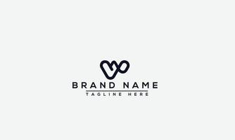 Logo design letter W . Elegant modern. Vector template.