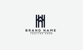 Logo design letter HH . Elegant modern. Vector template.