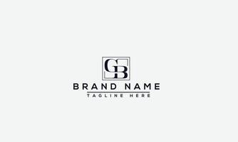 Logo design letter GB . Elegant modern. Vector template.