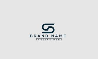 SD Logo Design Template Vector Graphic Branding Element.