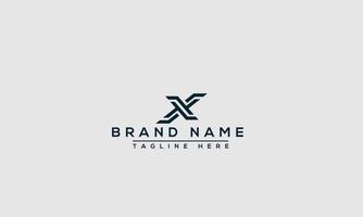 X Logo Design Template Vector Graphic Branding Element.