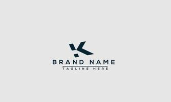 K Logo Design Template Vector Graphic Branding Element.