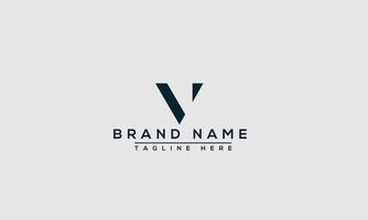 V Logo Design Template Vector Graphic Branding Element.