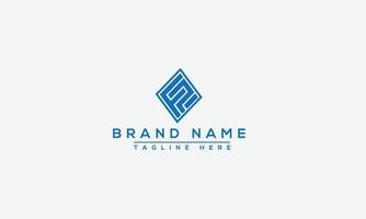 EP Logo Design Template Vector Graphic Branding Element.