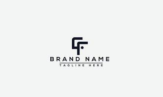 Logo design letter CF . Elegant modern. Vector template.