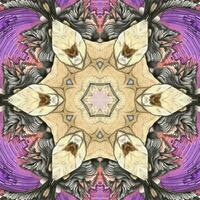 Concrete 3D ornamental pattern high quality design photo