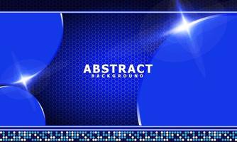 realistic elegant and luxury blue background, with metal gradient and overlapping shapes, with light effect vector