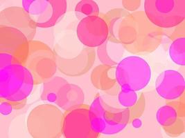 Abstract pink circles with pink background photo