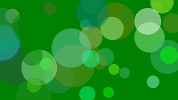 Abstract green circles with green background photo
