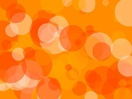 Abstract orange circles with dark orange background photo