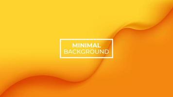 Minimal background orange and yellow colors by splitting each other, easy to edit vector