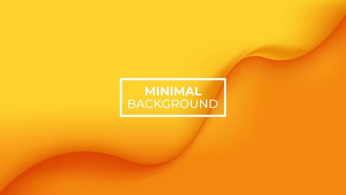 Minimal background orange and yellow colors by splitting each other, easy to edit