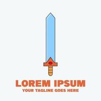 King Sword Logo vector