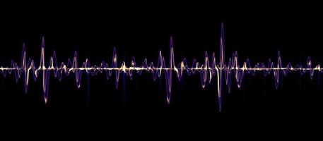 equalizer pulse heart wave lines abstract background 3d illustration photo