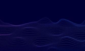 abstract wave technology background with blue light smooth and flow. photo