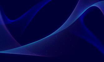 abstract wave technology background with blue light smooth and flow. photo