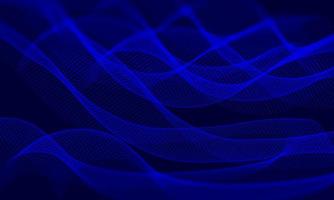 abstract wave technology background with blue light smooth and flow. photo