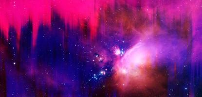 Colorful space background. Elements of this image furnished by NASA. photo