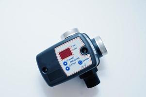 Water pump pressure switch pump controller automatically flow electronic switch. photo